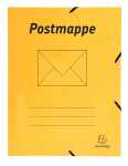 Postmappe A4 gelb Blauer Engel