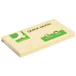 Q-Connect Haftnotizen - 76 x 127 mm, gelb