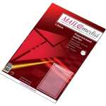 MAILmedia Papprückwandtaschen C4, mit Fenster, 120 g/qm, weiß, 5 Stück