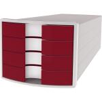 HAN Schubladenbox IMPULS A4/C4 4 geschlossene Schubladen...