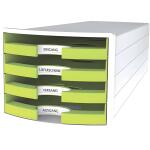 HAN Schubladenbox IMPULS - A4/C4, 4 offene Schubladen,...