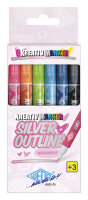 Wedo Kreativ-Marker Silver+Outline 6er Set sortiert