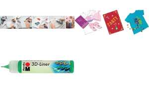 3D Liner 25ml rubinrot MARABU 1803 09 638