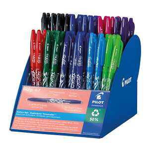 Tintenroller Frixion Ball 0,45mm sort. PILOT 2260D72 i.Display