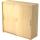 Hammerbacher Schiebetürschrank - 3OH, 120 cm, Relinggriff, Ahorn/Ahorn