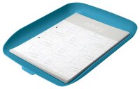 LEITZ 5358 Briefkorb Cosy - A4 Polystyrol blau matt