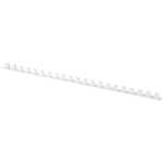 Q-Connect Plastik-Binderücken, 8 mm, für 45 Blatt, weiß, 100 Stück