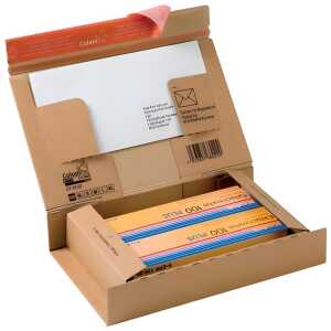 ColomPac Paket Versandkarton 262 x 165 x 50 mm, braun