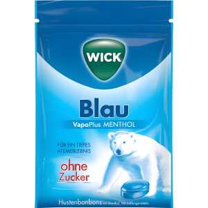 WICK Wick Blau Halsbonbons -72 g