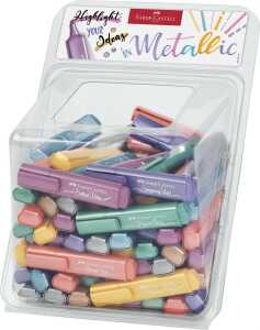 Faber Castell Textmarker TL 46 Metallic Würfel