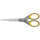Schere Titanium Super, rostfrei, abgerundet, gerade, grau/gelb, 18cm