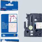 Schriftband Textil rosa/gold BROTHER TZERE34 12mm x 4m