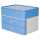 Smart-Box Plus Allison, 2 Schübe und Utensilienbox, sky blue