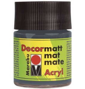 Decormatt Acryl dunkelgrau MARABU 1401 05 079 50ml