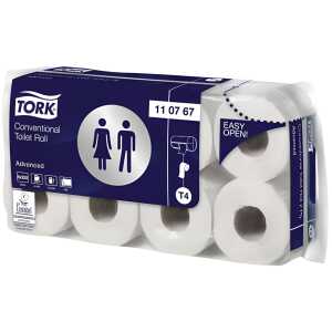 Tork Advanced Toilettenpapier - 2 lagig, weich, geprägt, 8 x 8 Rollen