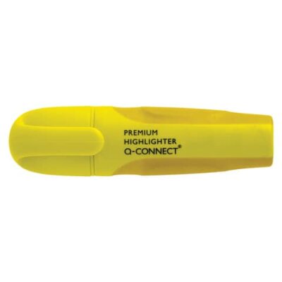 Q-Connect Textmarker Premium - ca. 2 - 5 mm, gelb