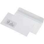 Briefumschläge - DIN lang mit Fenster, haftklebend, 100g/qm, 100 Stück