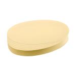 Franken Moderationskarte - Oval, 190 x 110 mm, gelb, 500...