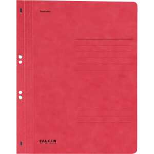 Ösenhefter - A4 1/1 Vorderdeckel, rot, Manilakarton, 250 g/qm