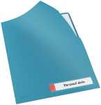 LEITZ Sichthülle Cosy A4 3ST PP matt blau 47080061