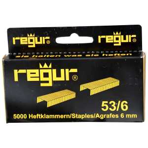 Regur Heftklammern 53/6, 5000 Stück