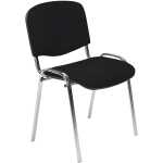 Nowy Styl Besucherstuhl ISO CR - ohne Armlehnen, schwarz