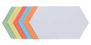 Moderationskarte - Königswabe, 297 x 165 mm, sortiert, 500 Stück