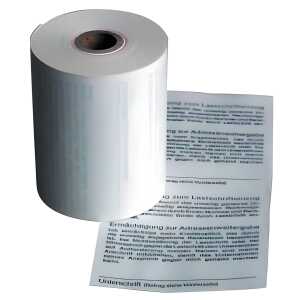 Thermorollen für Registrierkassen - 1-fach, 57x39x12 mm, 18 m,