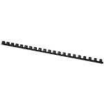 Q-Connect Plastik-Binderücken, 10 mm, für 65 Blatt, schwarz, 100 Stück