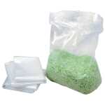 HSM Plastikbeutel PE-Seitenfaltensack 100 Stück 4026631000628