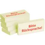 BIZSTIX Haftnotizen "Bitte Rücksprache" - 75 x 35 mm, 5x 100 Blatt