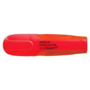 Q-Connect Textmarker Premium - ca. 2 - 5 mm, rot