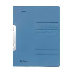 Einhakhefter A4 1/1 Vorderdeckel kfm. Heftung, blau, Manila, 250 g/qm