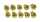 Christbaumkerzenhalter gold 10010 D15 mm 10ST m.Klipp