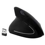 Ergonomische 6-Tasten Maus, kabellos schwarz, für...