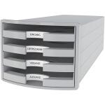 HAN Schubladenbox IMPULS - A4/C4, 4 offene Schubladen,...
