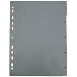 Zahlenregister - 1 - 5, PP, A4, 5 Blatt, grau