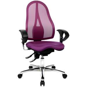 Drehstuhl Sitness 15 lila TOPSTAR ST19U G03 mit Armlehnen