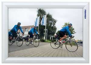 Franken Schaukasten Wechselrahmen Outdoor - für A4, silber