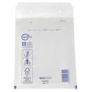 aroFOL Luftpolstertaschen Nr. 3, 150x215 mm, weiß, 100 Stück