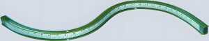 Rumold Flexible Kurvenlineale mit mm-Teilung, 30 cm