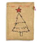 Weihn.Jutesack Baum natur 19563 25x35cm