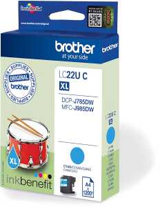 Inkjetpatrone yellow BROTHER LC22UY