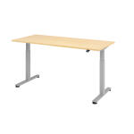 Sitz-Steh-Schreibtisch mit T-Fuß - 180 x 72-119 x...