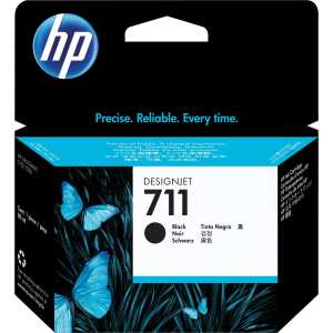 Original HP Tintenpatrone schwarz (CZ133A,711,711BK,711BLACK,