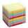 Folia Notizboxen - glasklar, ca. 700 Blatt - bunt (sortiert), lose