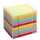 Folia Notizboxen - glasklar, ca. 700 Blatt - bunt (sortiert), lose