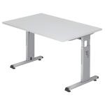 Schreibtisch C-Fuß - 120 x 65-85 x 80 cm,...
