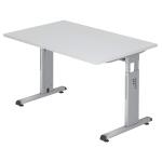 Schreibtisch C-Fuß - 120 x 65-85 x 80 cm,...