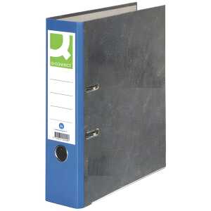 Q-Connect Wolkenmarmor-Ordner - A4, 80 mm, blau